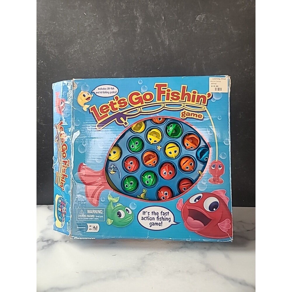 Pressman Let's Go Fishin' Game USED